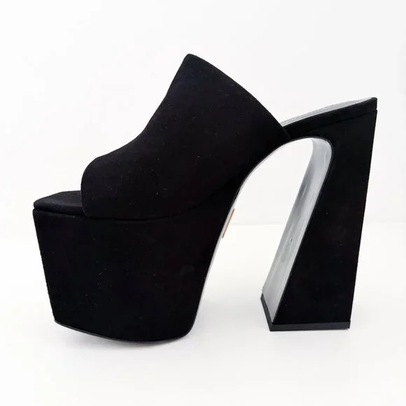 Brandon Blackwood Harlo Mule Platform Sandal - Picture 8 of 16